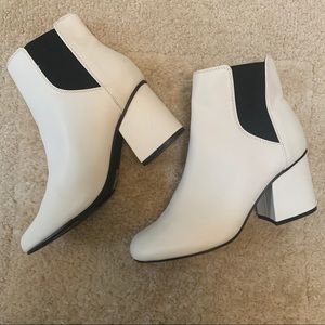 Indigo Rd. White Booties - Barely Worn!